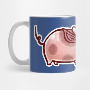 Holiday Pig Mug